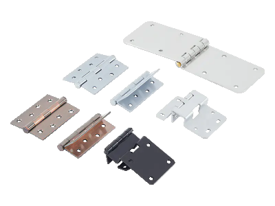 Charnières rivetées pour la porte