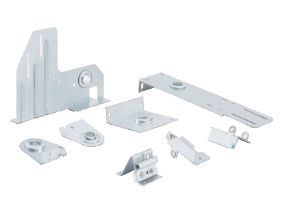 Support riveté pour la porte de garage